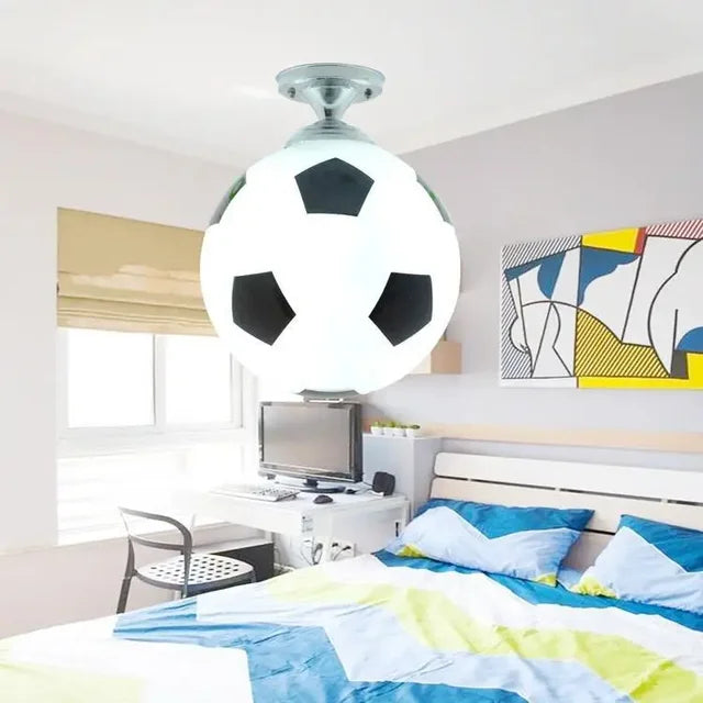 LED ceiling light in ball design - Children's room lamp with glass ball | Karnz
