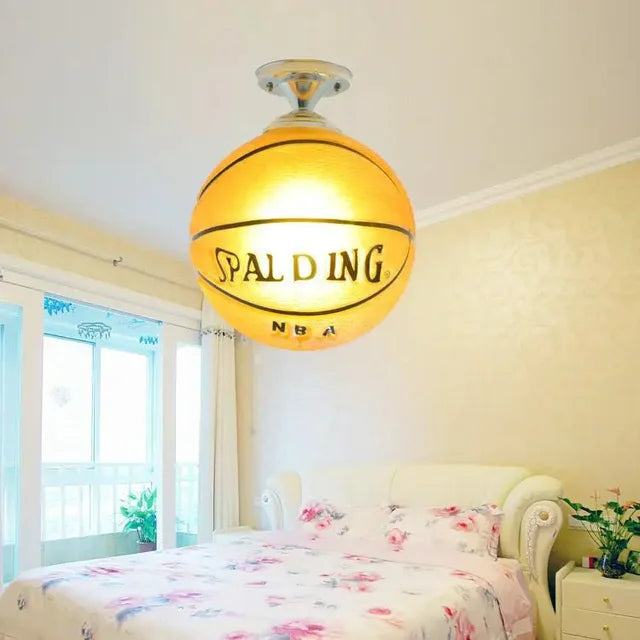 LED ceiling light in ball design - Children's room lamp with glass sphere | Brehn