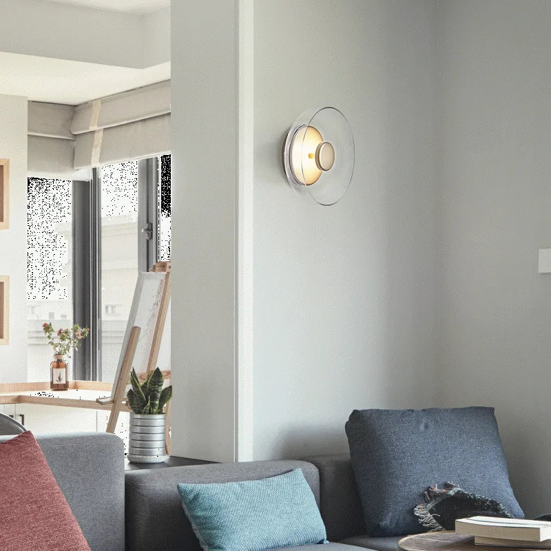 Elegant Hanging Wall Lamp with Glass Bowl | Timeless Design & Pleasant Light for Stylish Wall Lighting | Brehn