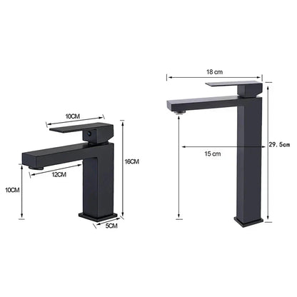 Skanto | Modern Black-Silver Faucet - for a Luxury Bathtub Experience