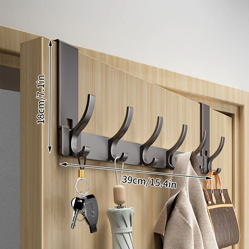Skanto | de-Deur Krok - Modern aluminum door hook for stylish and space-saving storage