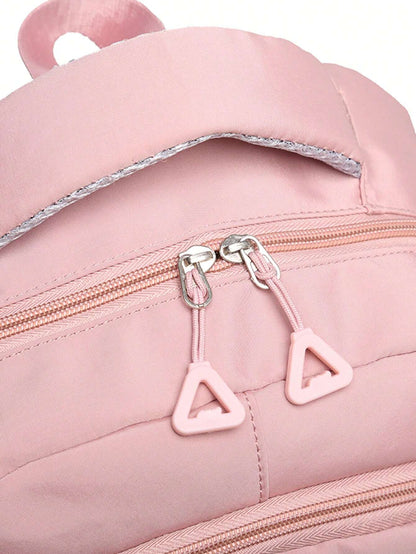 Skanto | Waterproof Pink Girls Backpack with Laptop Compartment – Stylish and Practical School Bag