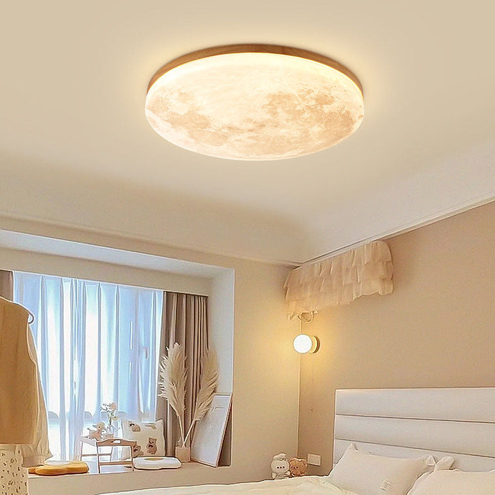 Moon Round | Minimalist Round LED Ceiling Lamp | Skanto