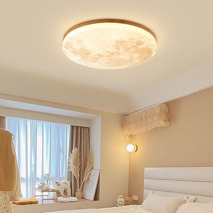 Moon Round | Minimalist Round LED Ceiling Lamp | Skanto