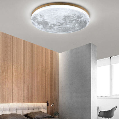 Moon Round | Minimalist Round LED Ceiling Lamp | Skanto