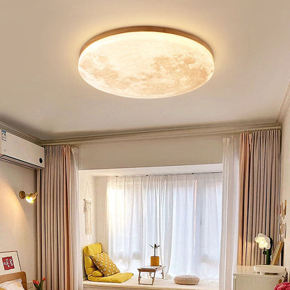 Moon Round | Minimalist Round LED Ceiling Lamp | Skanto