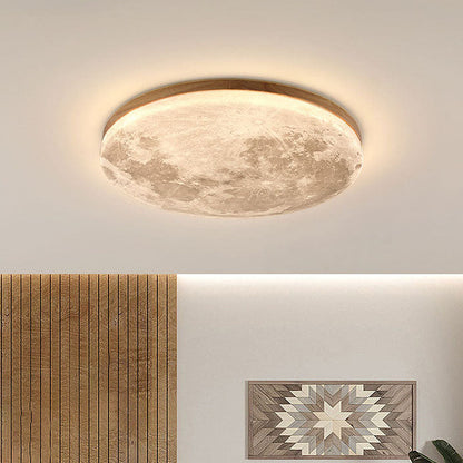 Moon Round | Minimalist Round LED Ceiling Lamp | Skanto