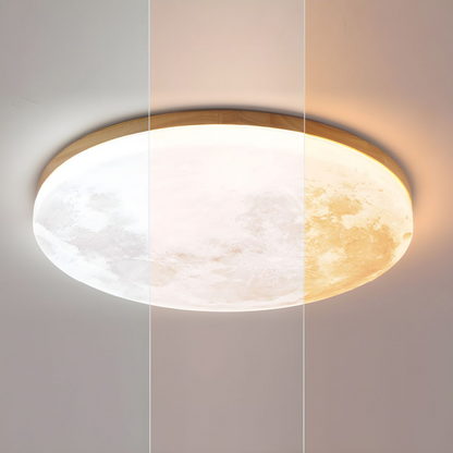 Moon Round | Minimalist Round LED Ceiling Lamp | Skanto