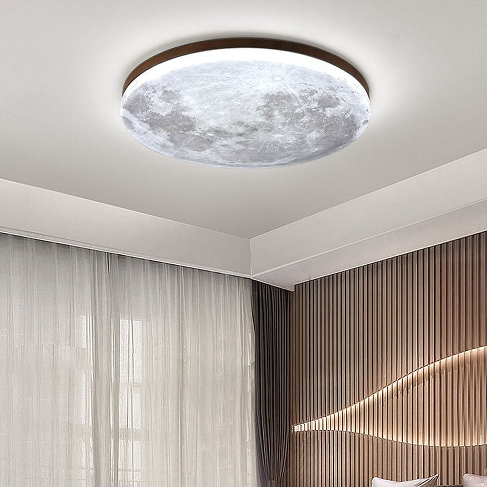 Moon Round | Minimalist Round LED Ceiling Lamp | Skanto