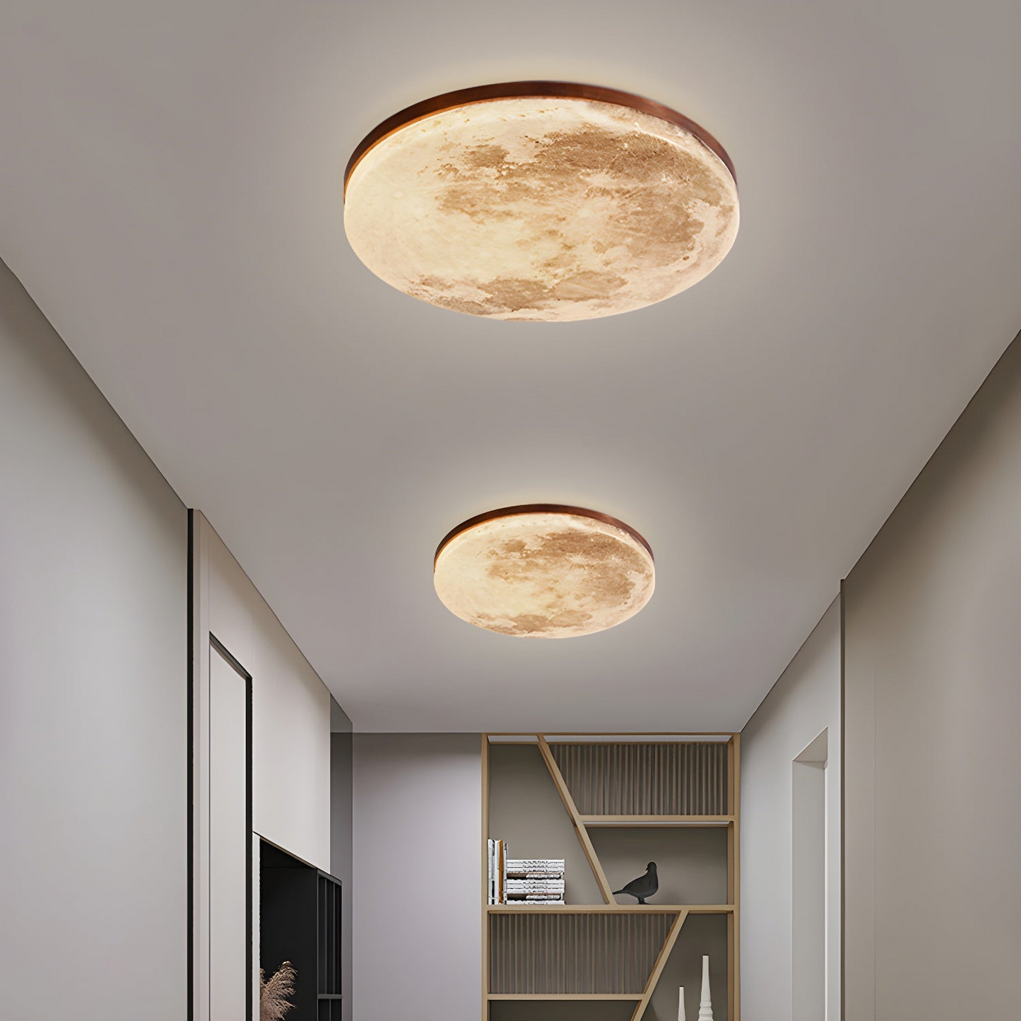 Moon Round | Minimalist round LED ceiling light | Karnz
