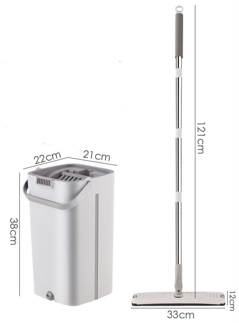 BowLift | Ultimate 360° Mop & Bucket Set with Aluminum Handle