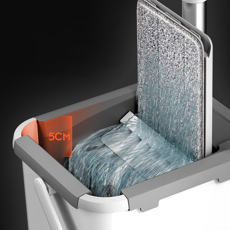 BowLift | Ultimate 360° Mop & Bucket Set with Aluminum Handle