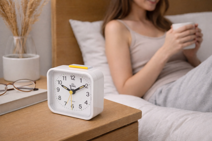 Kalsten | Silent & Peaceful Alarm Clock – Non-Ticking, Gentle Wake-Up Light, Snooze Function