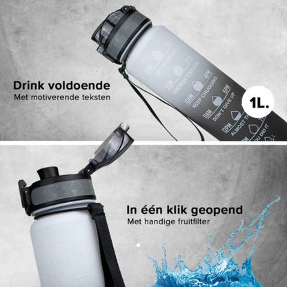 BowLift | Motivational Water Bottle with Time Markings