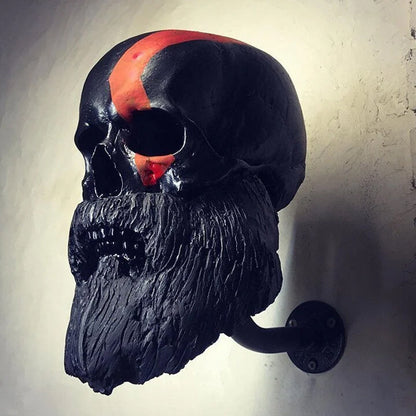 Skull Motorcycle Helmet Holder | Brehn