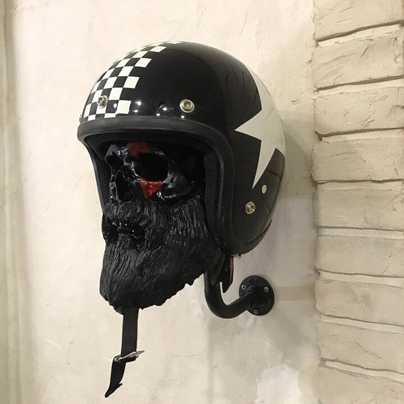 Skull Motorcycle Helmet Holder | Bowlift