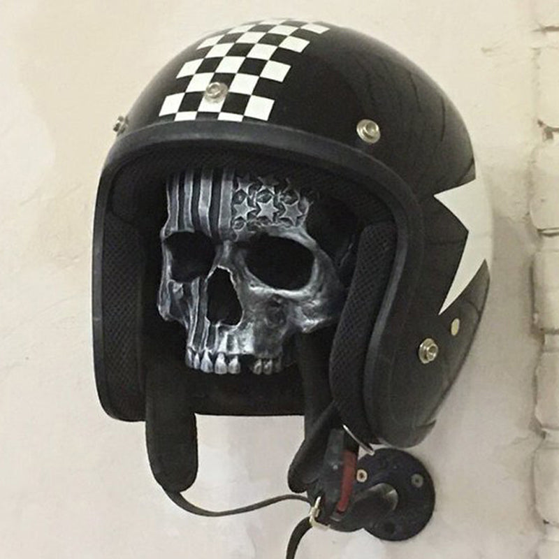 Skull Motorcycle Helmet Holder | Bowlift