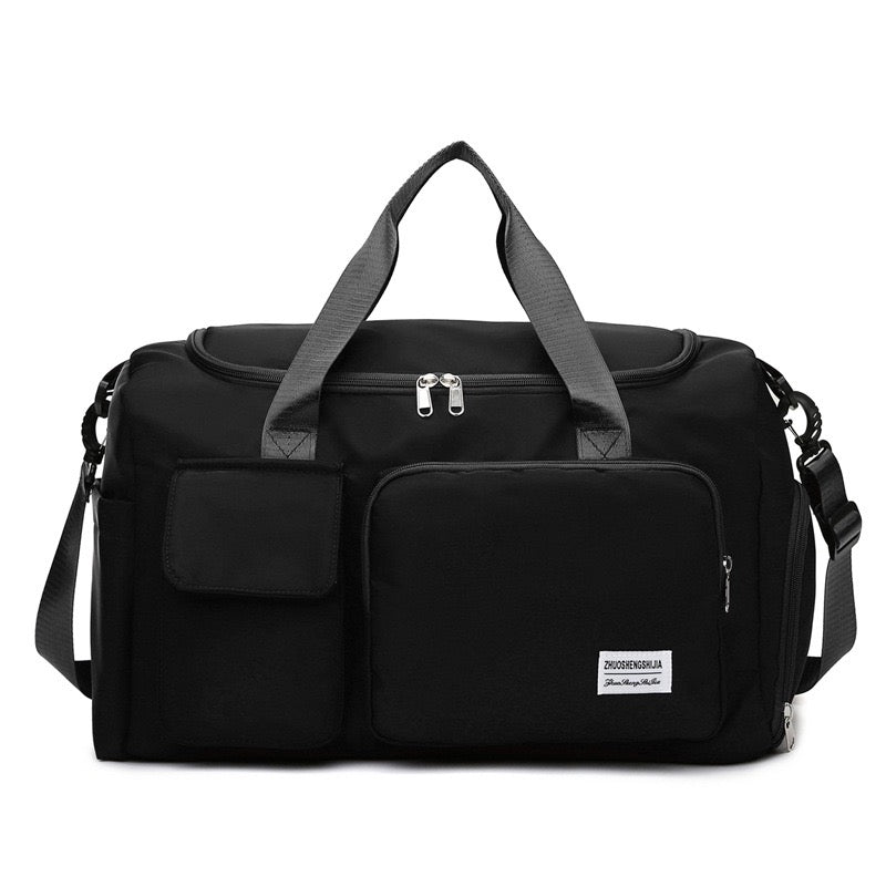 Skanto | Multi-Pocket Travel Bag, Sports & Gym Bag with Separate Shoe Compartment