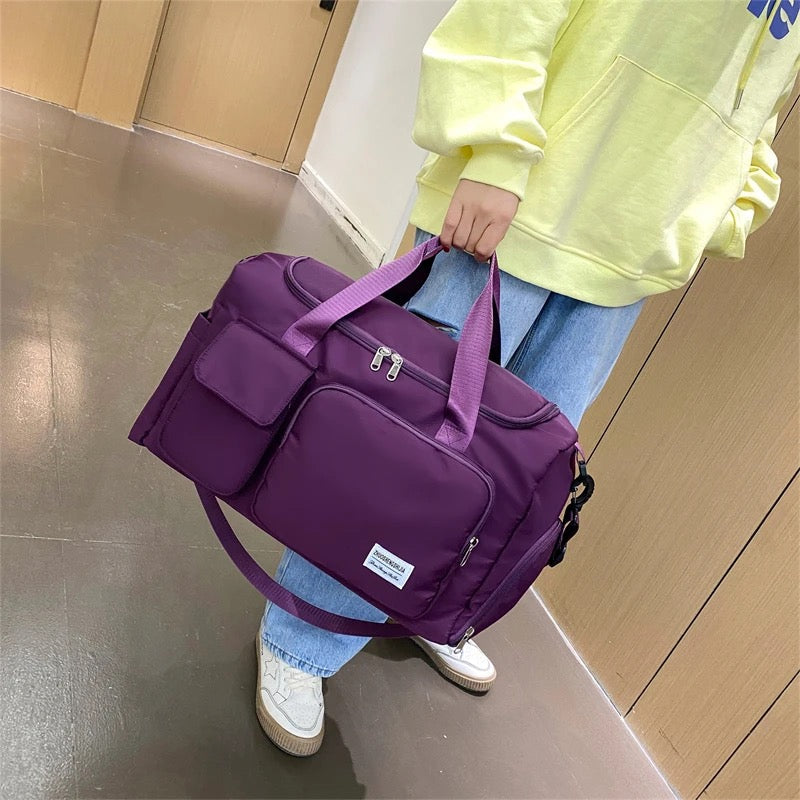 Skanto | Multi-Pocket Travel Bag, Sports & Gym Bag with Separate Shoe Compartment