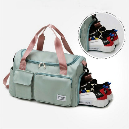 Skanto | Multi-Pocket Travel Bag, Sports & Gym Bag with Separate Shoe Compartment