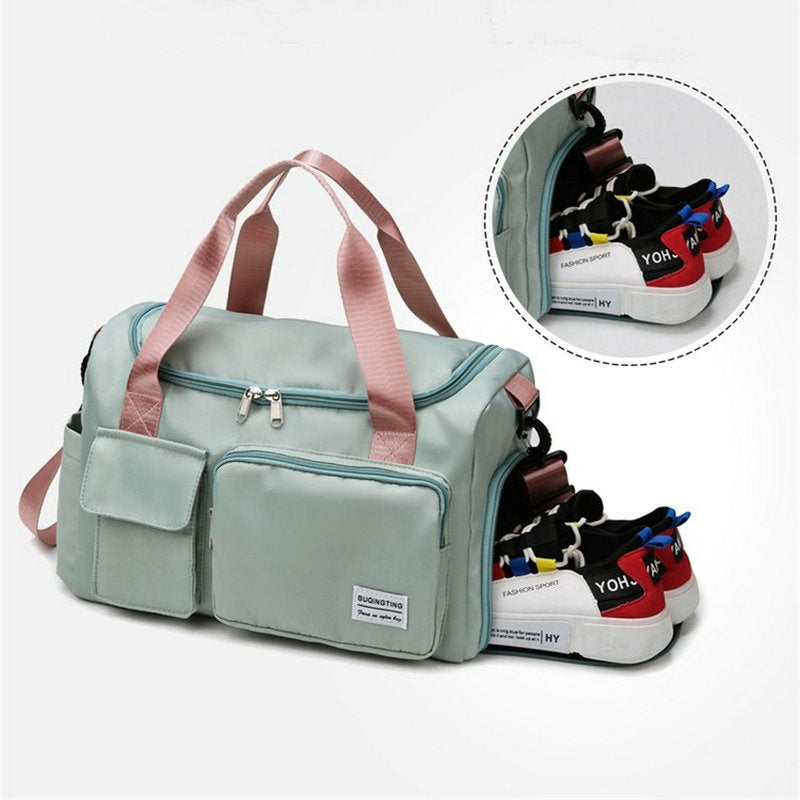 BowLift | Traventix Travel Bag with Multiple Compartments | Waterproof & Lightweight | Sports, Fitness & Weekend Bag for Men & Women