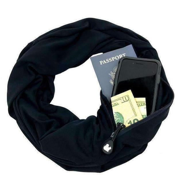 Multi-Way Infinity Scarf with Pocket | Bowlift