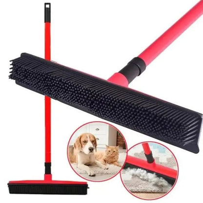 BowLift | Multifunctional Pet Hair Removal Broom – Rubber Brush