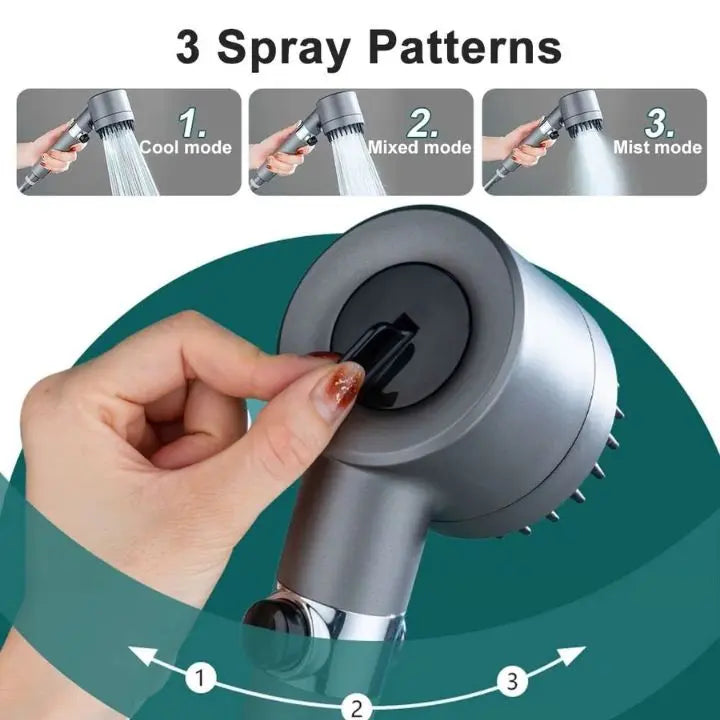 BowLift | Multifunctional High Pressure Showerhead Set