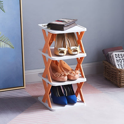 BowLift | FlexiStack Shoe Rack – Foldable Multiple Shoe Organizer for Small Spaces