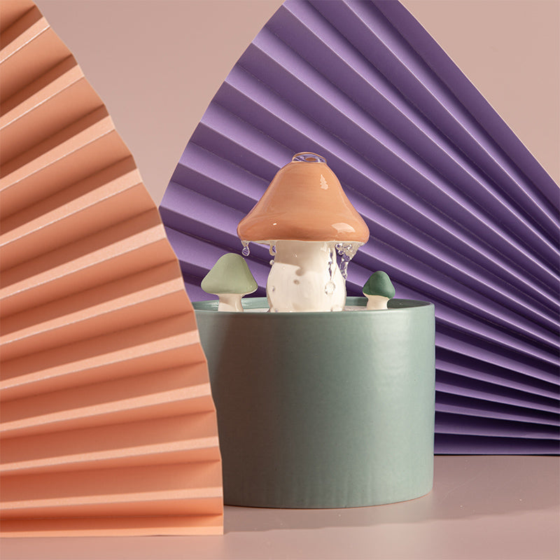 Skanto | Cat Mushroom Water Fountain
