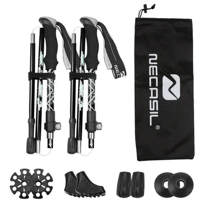 Skanto | Folding Trekking Poles with EVA Grip & Rubber Tip