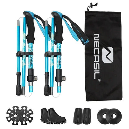 Skanto | Folding Trekking Poles with EVA Grip & Rubber Tip