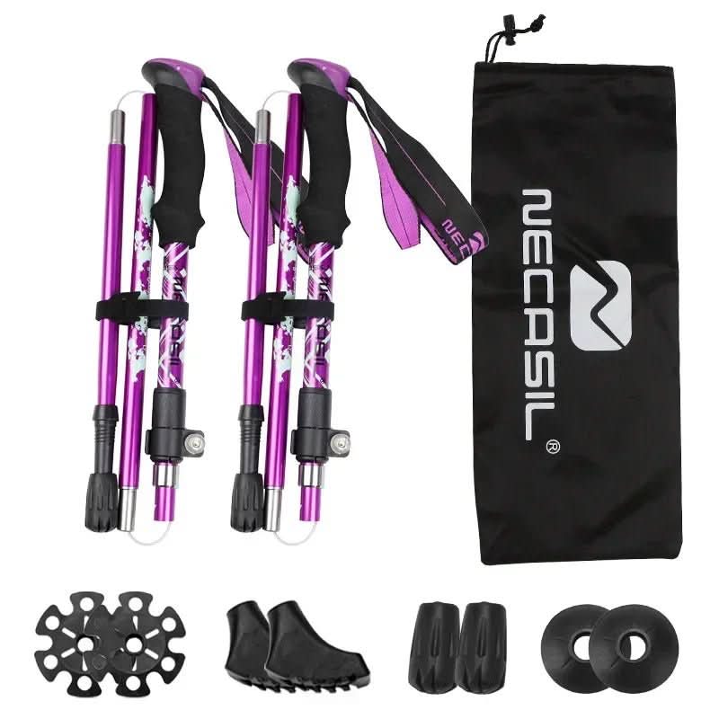 Skanto | Folding Trekking Poles with EVA Grip & Rubber Tip
