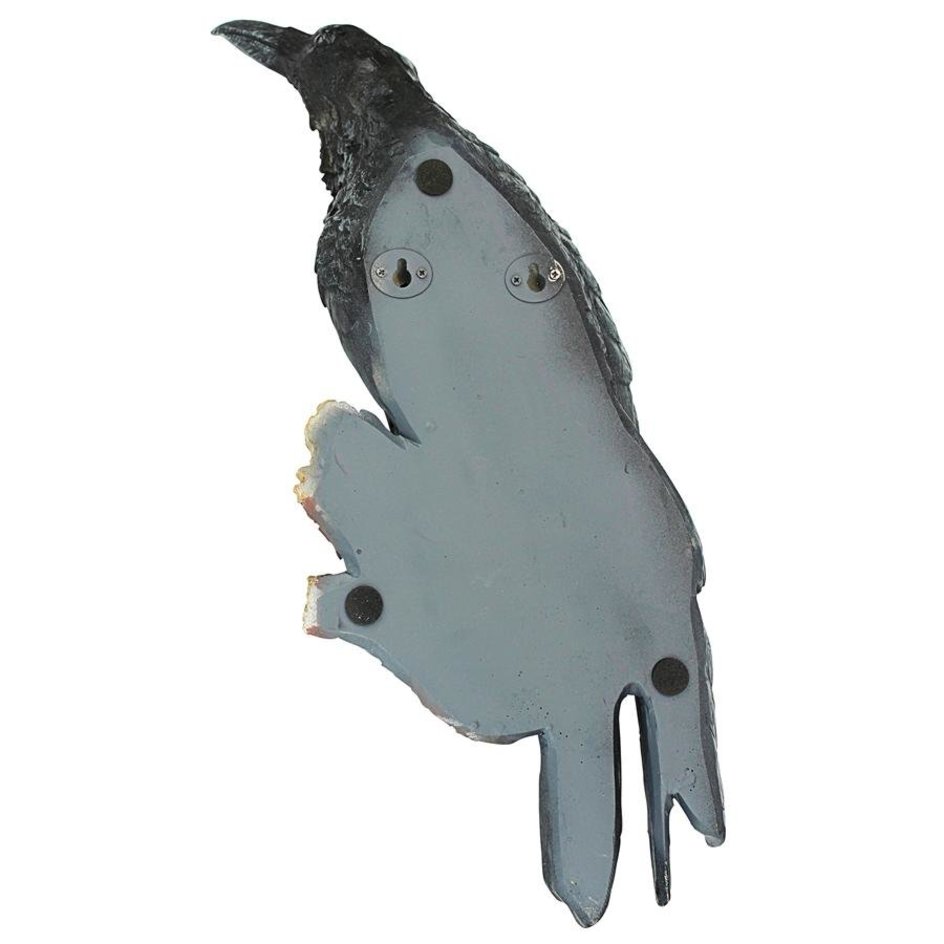 Noctura Realistic Decorative Raven – Atmospheric Decoration for Home & Garden Bowlift