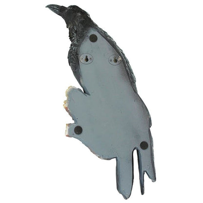 Noctura Realistic Decorative Raven – Atmospheric Decoration for Home & Garden Bowlift