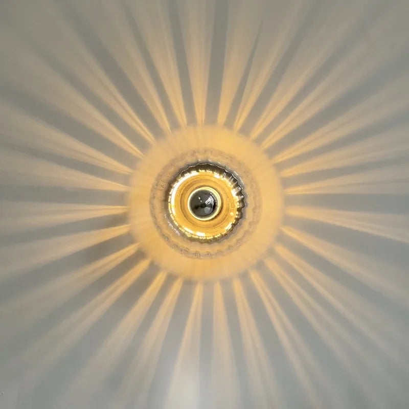 Skandinavisk Bauhaus Wall Lamp made of Glass, Modern LED Wall Lamp for Hallway & Living Room | Skanto