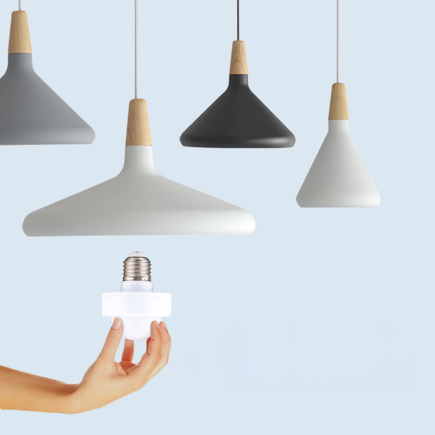 Karnz | RoyaleGlow rechargeable LED light bulb - remote control, touch-controlled, multicolor
