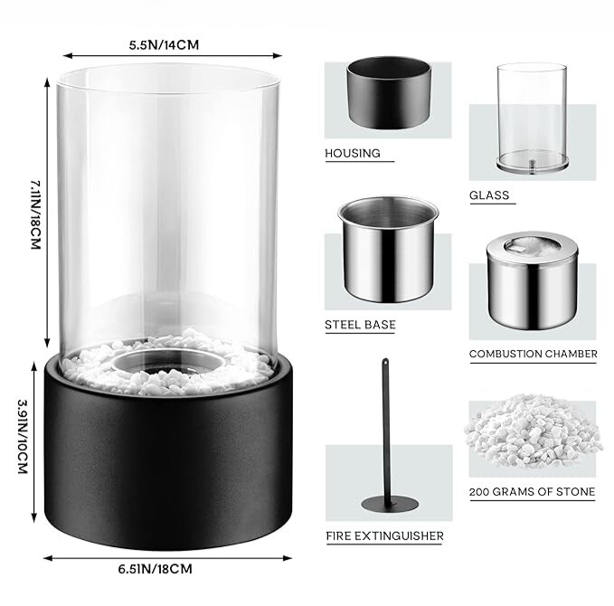Elegant oil lamp with eternal flame – Classic design with modern functionality