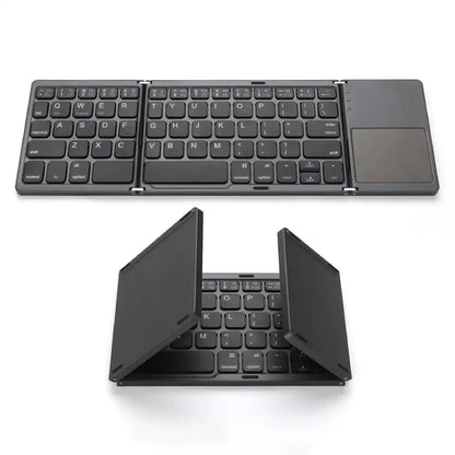 Skanto | Foldable Bluetooth Keyboard | Built-in Touchpad | Black