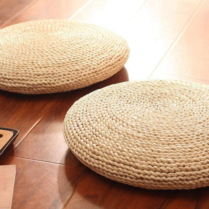 Natural Tatami Straw Floor Cushion Skanto
