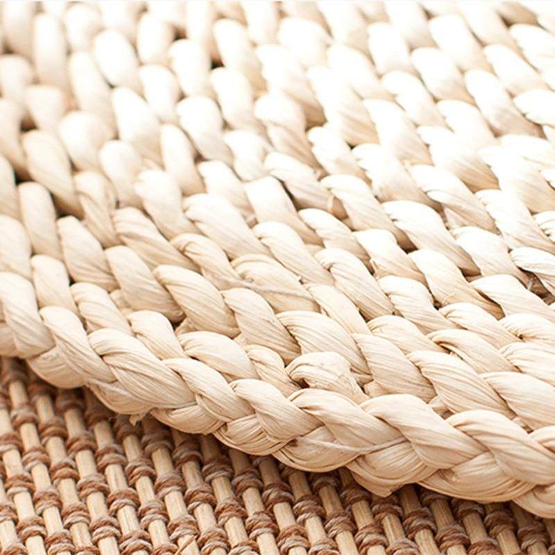 Natural Tatami Straw Floor Cushion Skanto