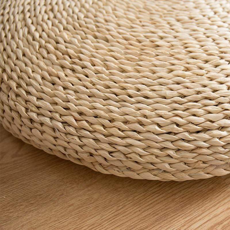 Natural Tatami Straw Floor Cushion Skanto