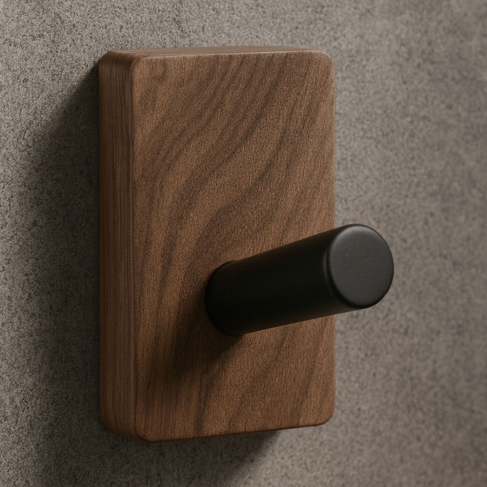 Skanto | Natural Wood Hook Wall Organizer