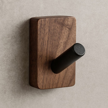 Skanto | Natural Wood Hook Wall Organizer