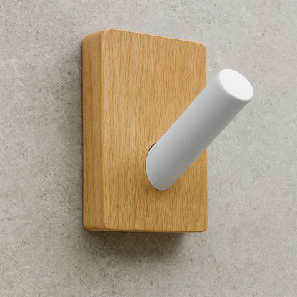 Skanto | Natural Wood Hook Wall Organizer