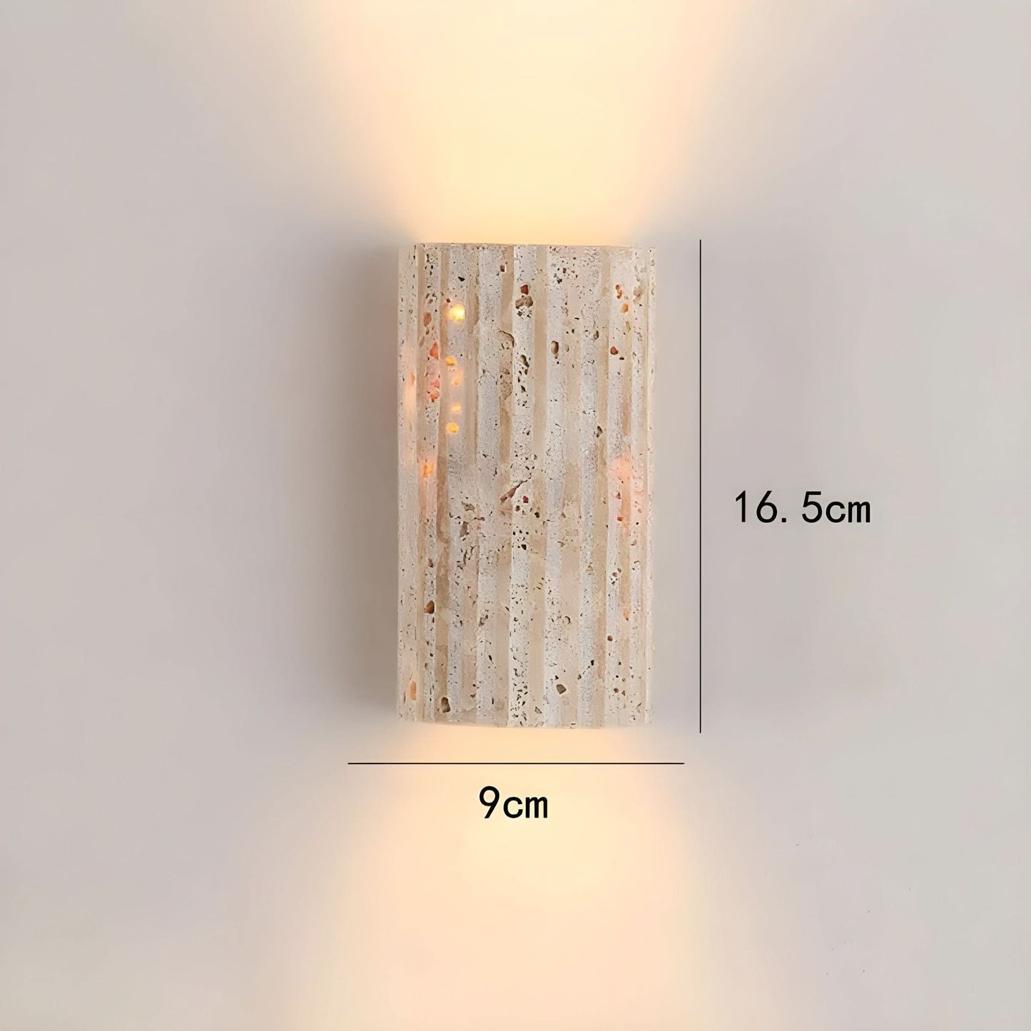 Skanto | Natural Stone LED Wall Lamp