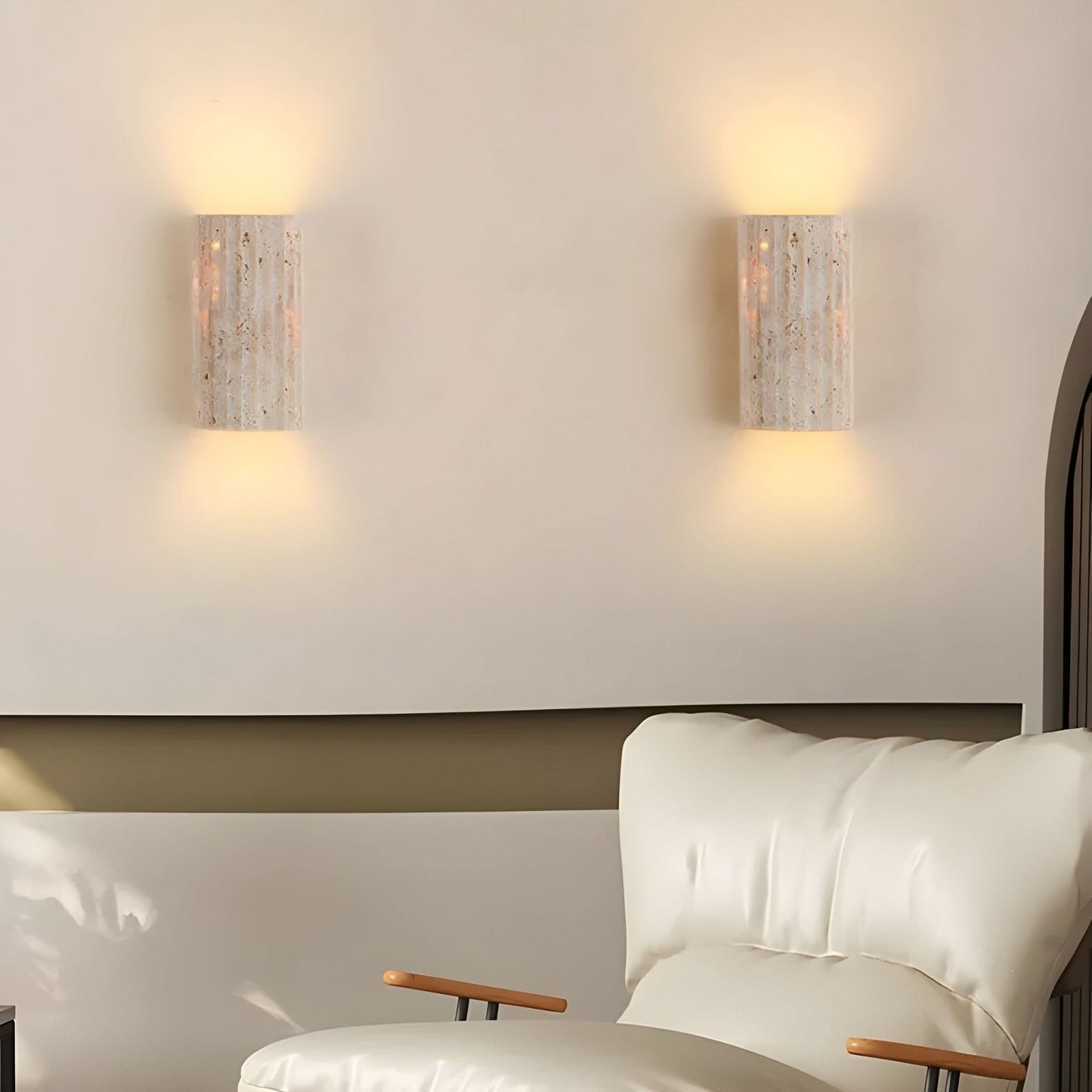 Skanto | Natural Stone LED Wall Lamp