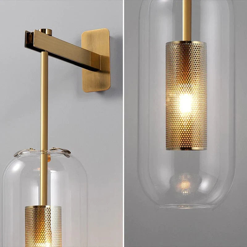 Neith Glass Wall Lamp Bowlift