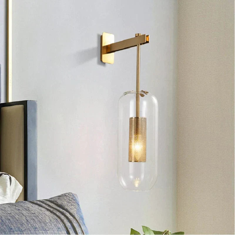 Neith Glass Wall Lamp Bowlift