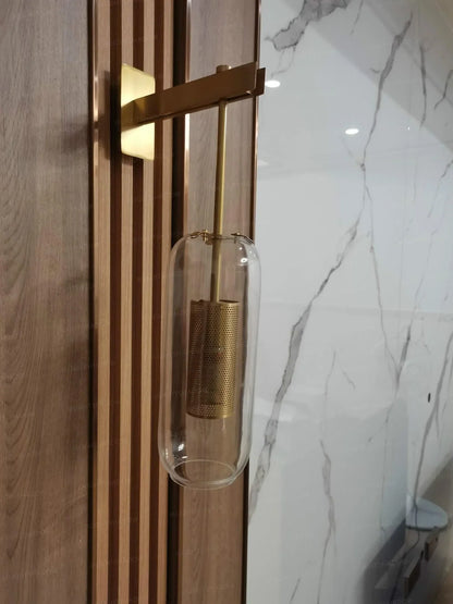 Neith Glass Wall Lamp Bowlift